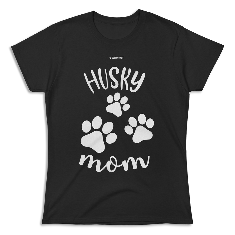 Load image into Gallery viewer, Husky Mom Silhouette Paws Shirt (Women&#39;s)
