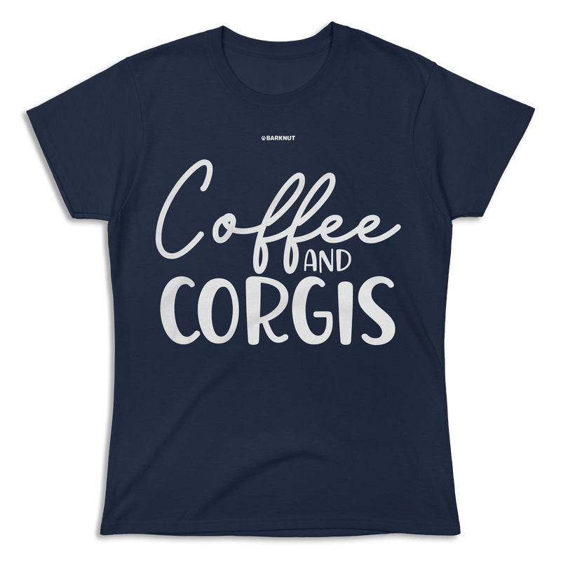 Load image into Gallery viewer, Coffee And Corgis Shirt (Women&#39;s)
