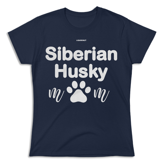 Siberian Husky Mom Paw Shirt (Women's)