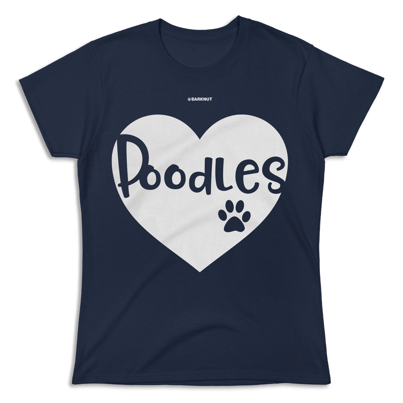 Load image into Gallery viewer, Poodles Heart Shirt (Women&#39;s)
