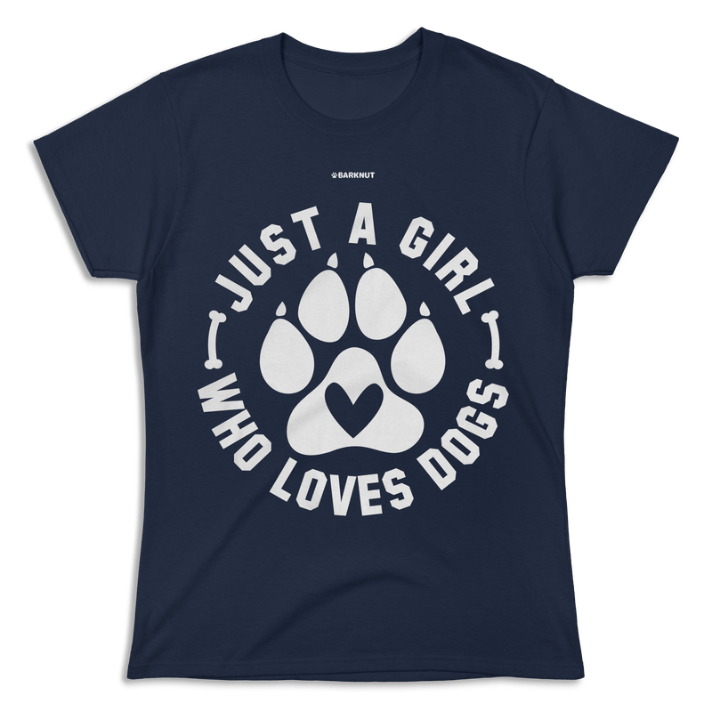 Load image into Gallery viewer, Just A Girl Who Loves Dogs Shirt (Women&#39;s)
