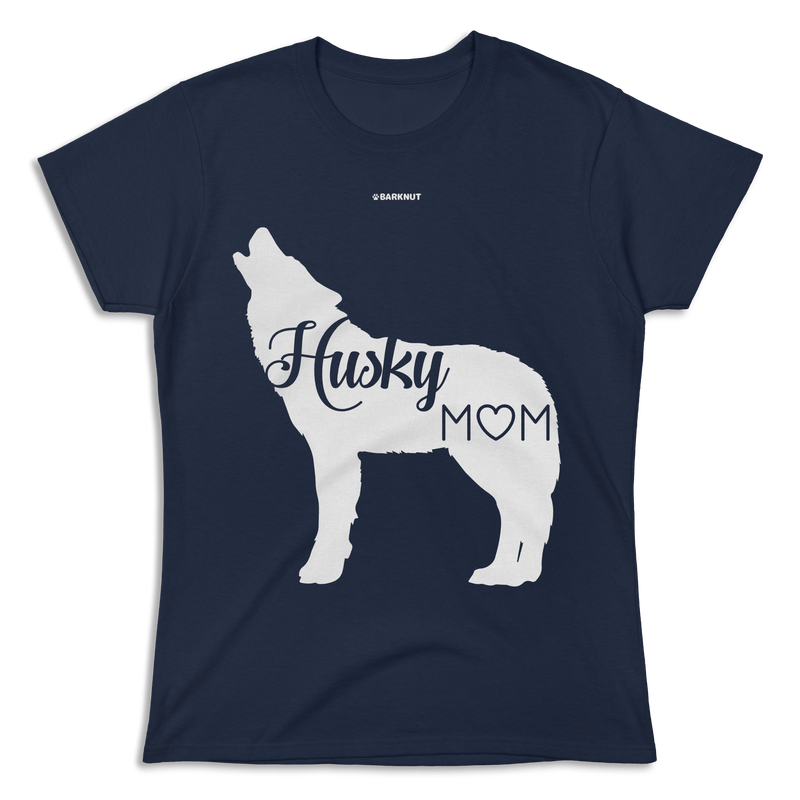 Load image into Gallery viewer, Husky Mom Silhouette Shirt (Women&#39;s)
