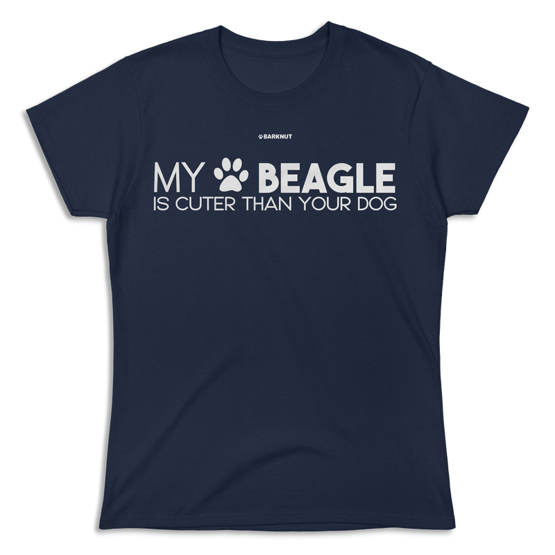 Load image into Gallery viewer, My Beagle Is Cuter Than Your Dog Shirt (Women&#39;s)
