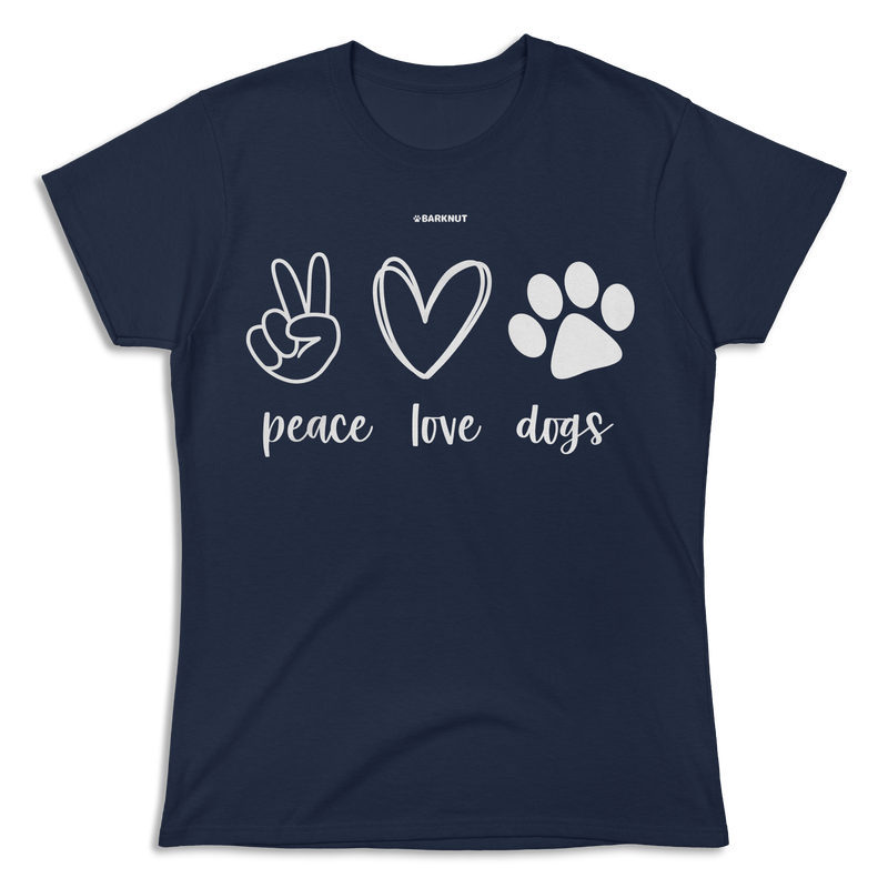 Load image into Gallery viewer, Peace Love Dogs Shirt (Women&#39;s)
