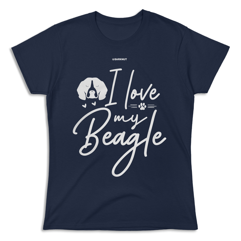 Load image into Gallery viewer, I Love My Beagle Shirt (Women&#39;s)
