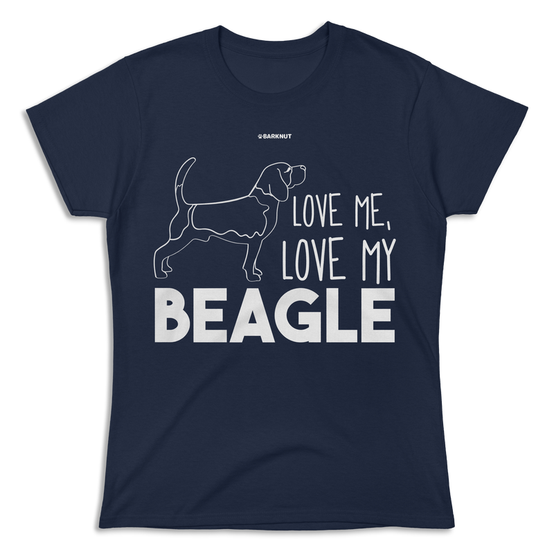 Load image into Gallery viewer, Love Me Love My Beagle Shirt (Women&#39;s)
