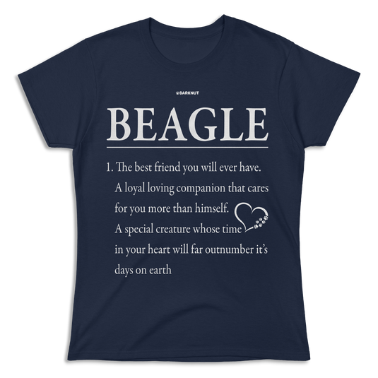 Funny Beagle Definitions Shirt (Women's)