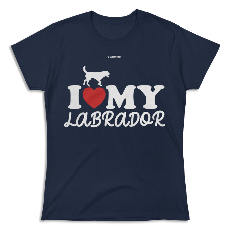 Load image into Gallery viewer, I Heart My Labrador Shirt (Women&#39;s)
