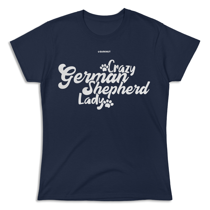 Load image into Gallery viewer, Crazy German Shepherd Lady Shirt (Women&#39;s)
