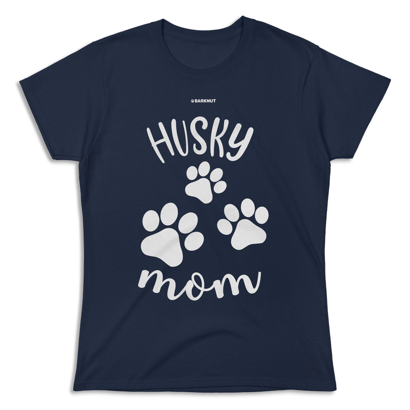 Load image into Gallery viewer, Husky Mom Silhouette Paws Shirt (Women&#39;s)
