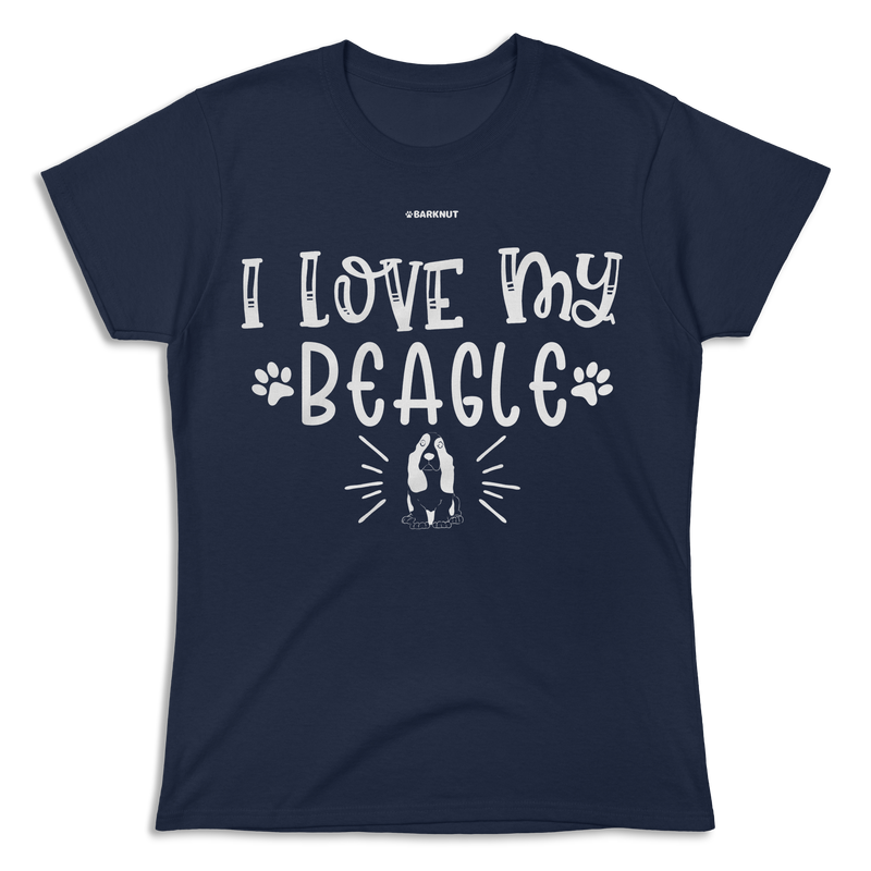 Load image into Gallery viewer, I Love My Beagle Shirt (Women&#39;s)
