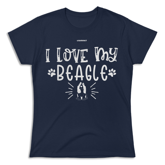 I Love My Beagle Shirt (Women's)