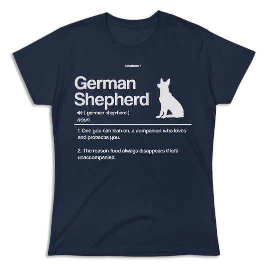 German Shepherd Definition Shirt (Women's)