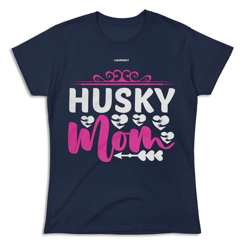 Load image into Gallery viewer, Husky Pink Mom Shirt (Women&#39;s)
