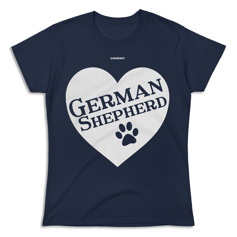 Load image into Gallery viewer, German Shepherd Heart Shirt (Women&#39;s)
