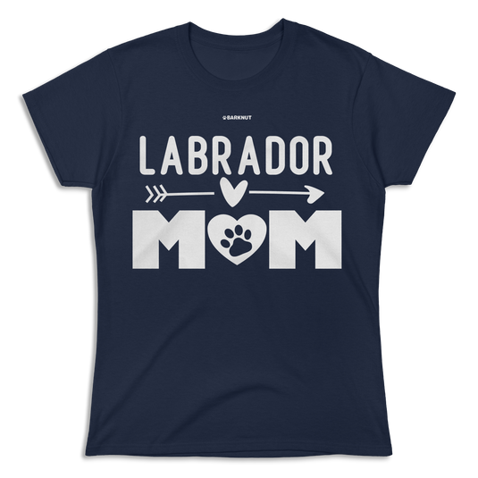 Labrador Mom Heart Shirt (Women's)