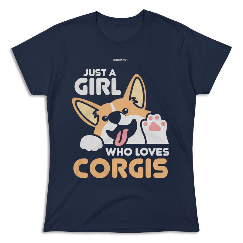 Load image into Gallery viewer, Just A Girl Who Loves Corgis Shirt (Women&#39;s)
