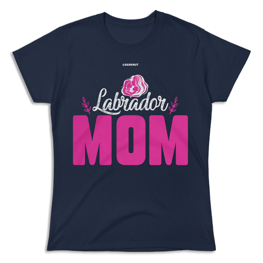 Labrador Mom Pink Shirt (Women's)