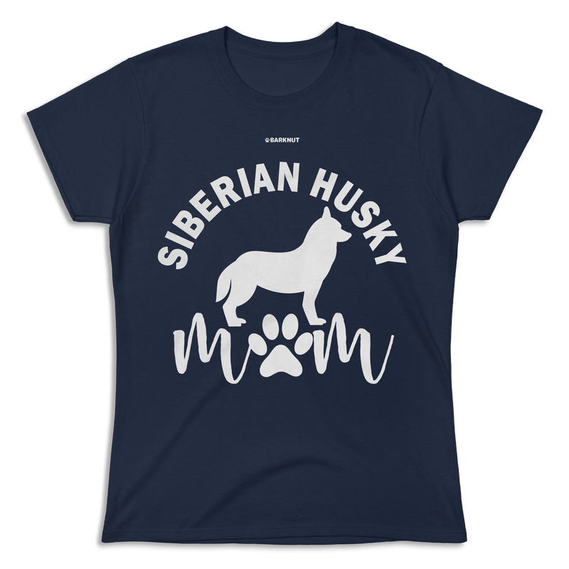 Load image into Gallery viewer, Siberian Husky Mom Silhouette Shirt (Women&#39;s)
