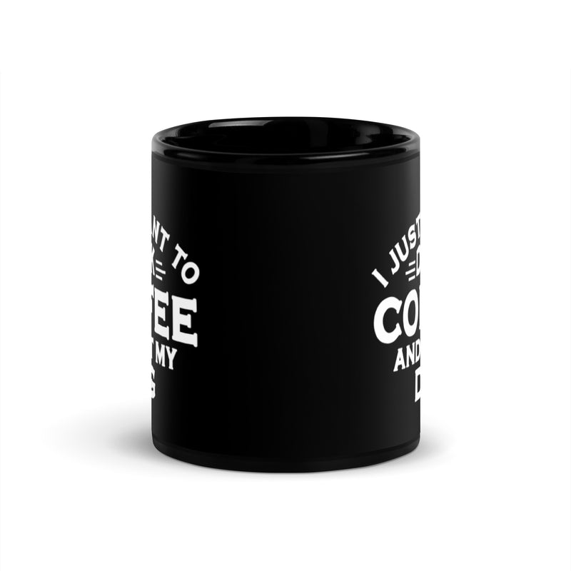 Load image into Gallery viewer, I just Want to Drink Coffee and Pet My Dog Mug
