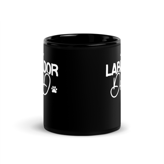 Labrador Dad Paw Print Mug