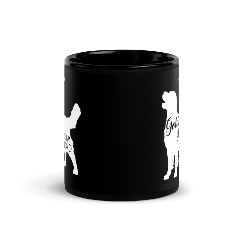 Load image into Gallery viewer, Golden Retriever Dad Silhouette Mug
