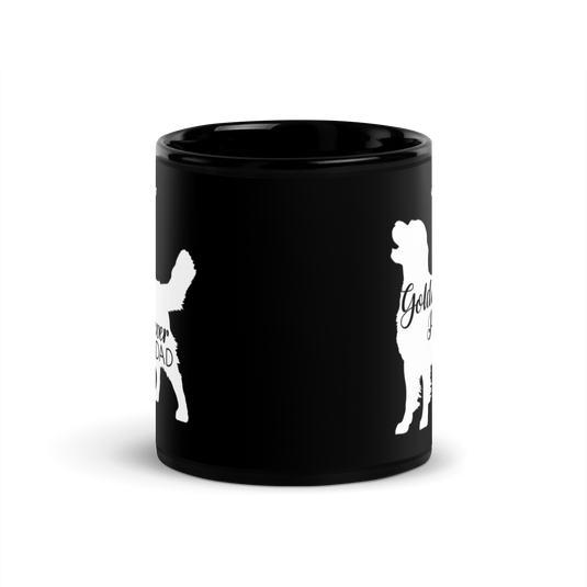 Golden Retriever Dad Silhouette Mug