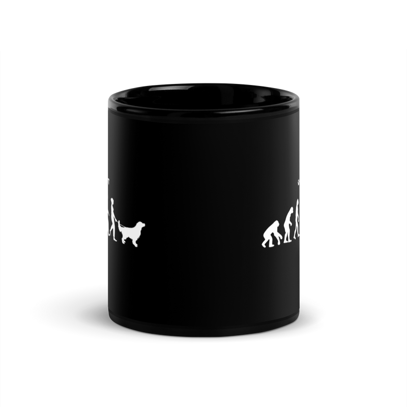 Load image into Gallery viewer, Evolution Woman Golden Retriever Mug
