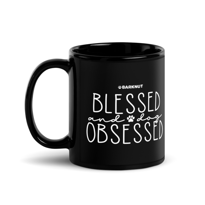 Load image into Gallery viewer, Blessed and Dog Obsessed Mug
