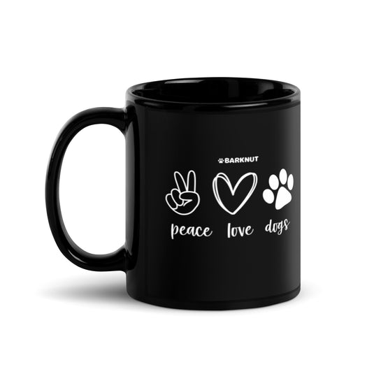 Peace Love Dogs Mug