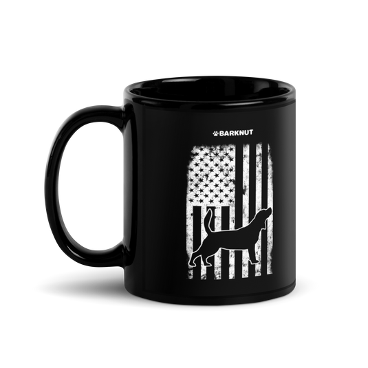 Beagle American Flag Mug