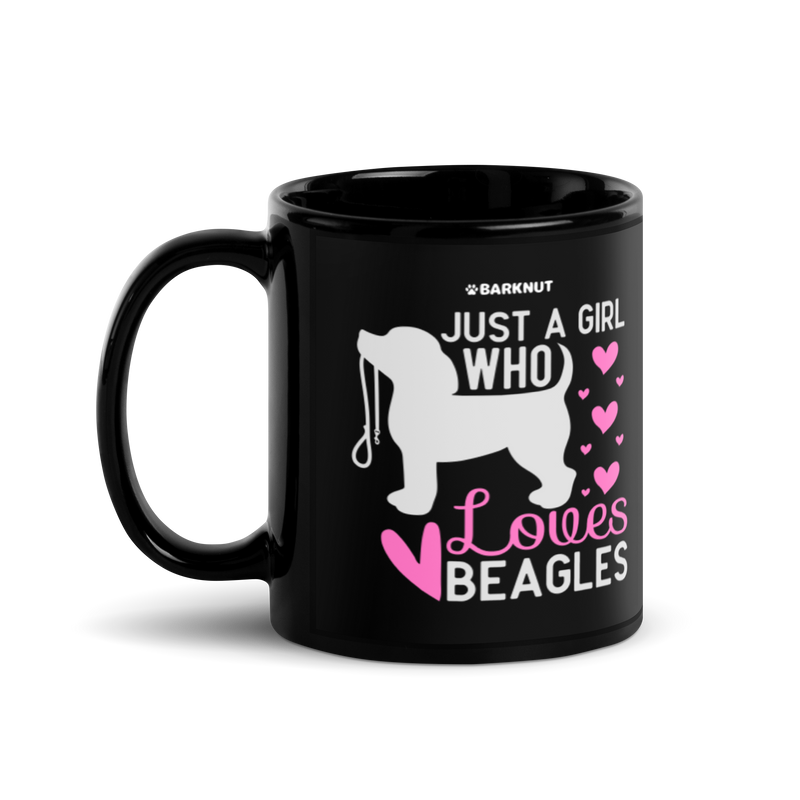 Load image into Gallery viewer, Just A Girl Who Loves Beagles Mug
