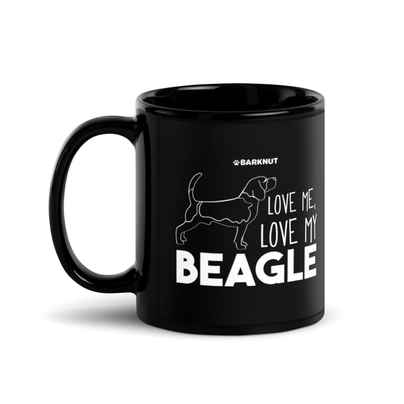 Load image into Gallery viewer, Love Me Love My Beagle Mug
