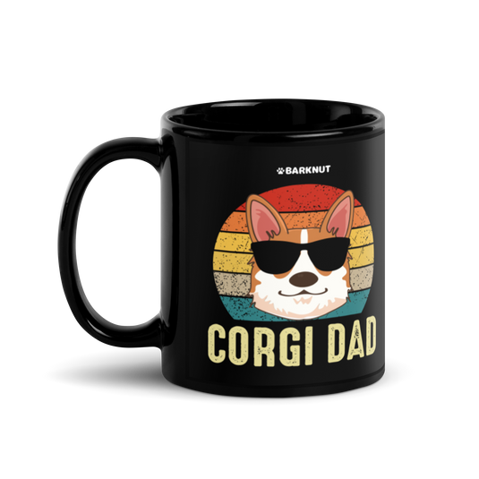 Sunglasses Corgi Dad Mug