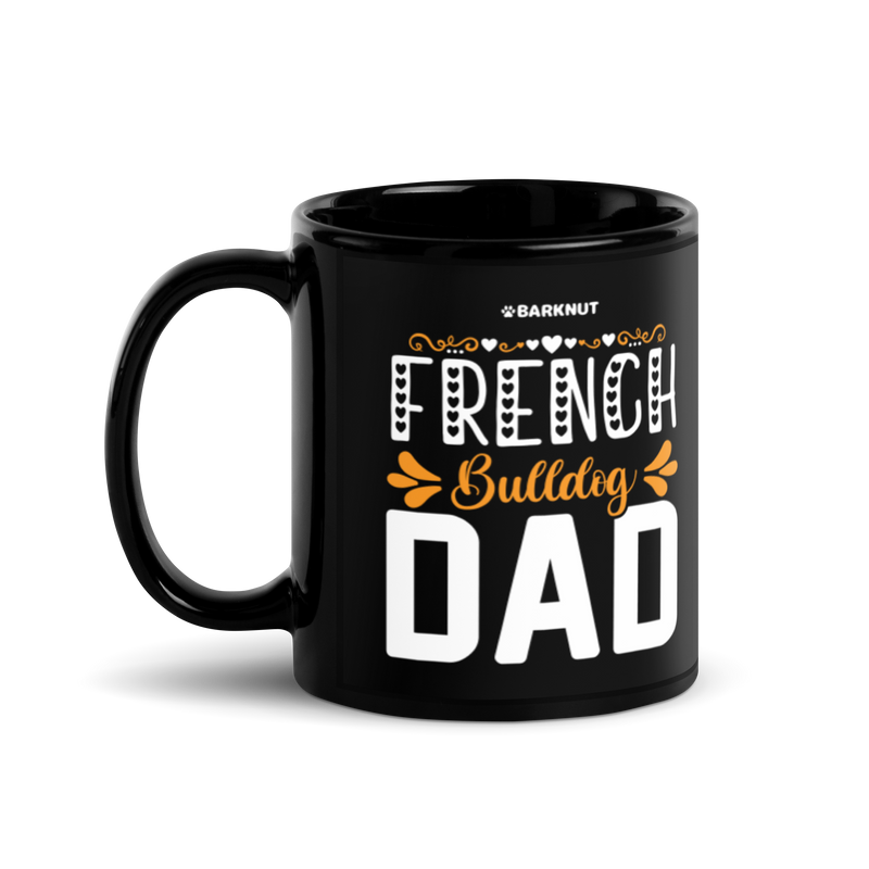 Load image into Gallery viewer, French Bulldog Dad Orange Mug
