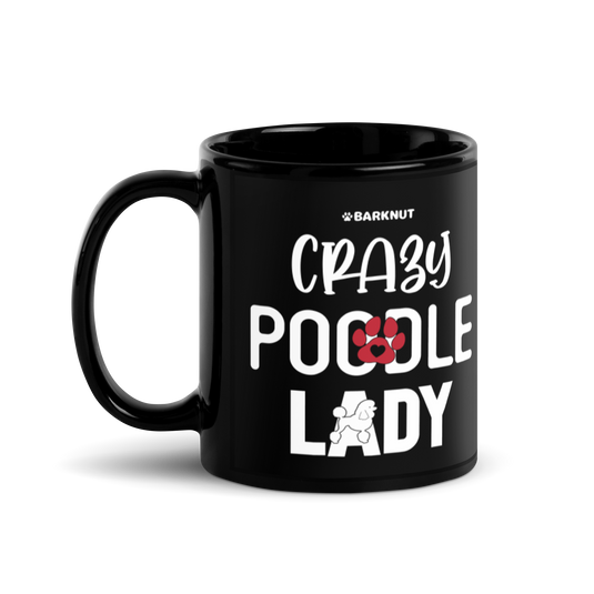 Crazy Poodle Lady Mug