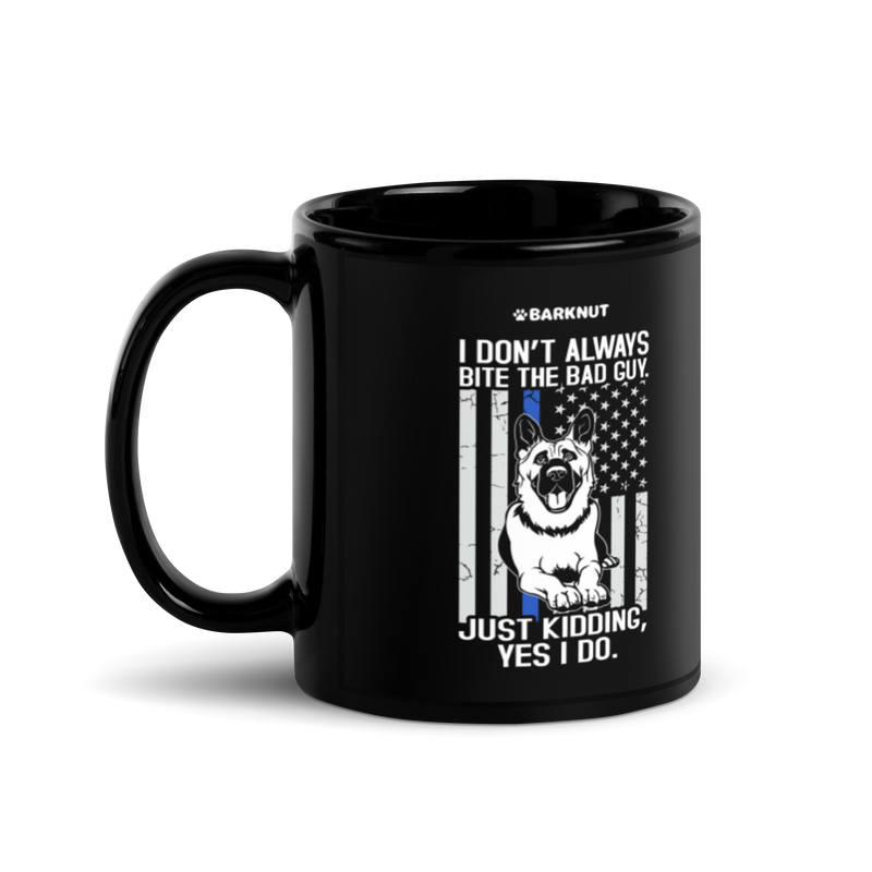 Load image into Gallery viewer, Funny Blue Line Police German Mug
