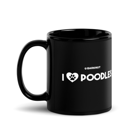 I Love Poodles Mug