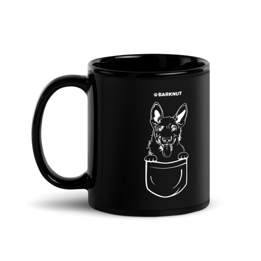 German Shepherd Puppy In Pocket Mug