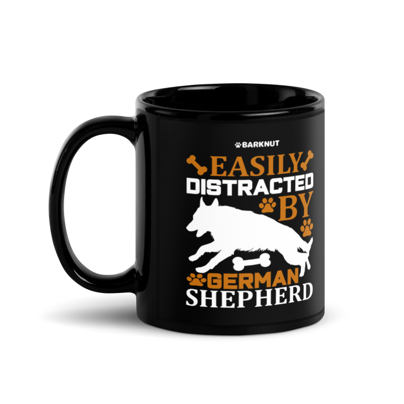 Load image into Gallery viewer, Easily Distracted By German Shepherd Mug
