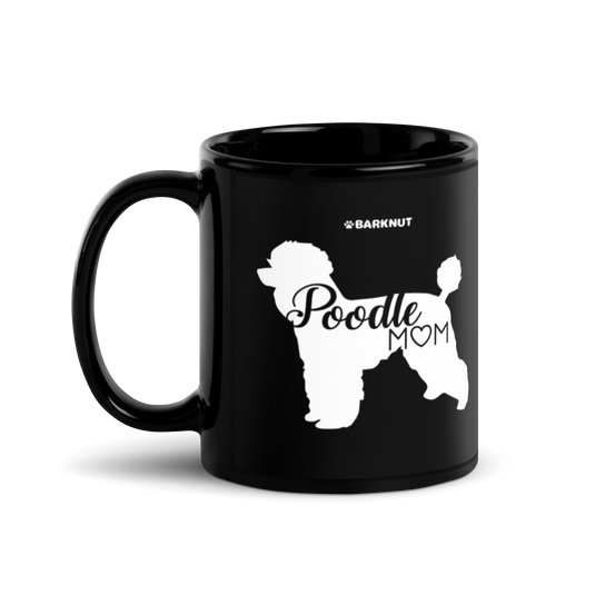 Poodle Mom Silhouette Mug