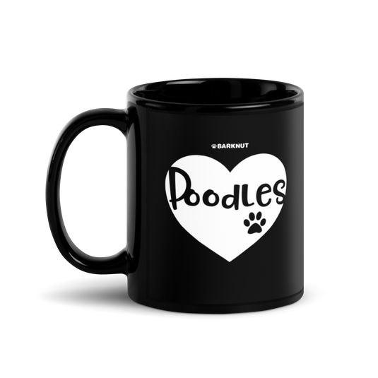 Poodles Heart Mug