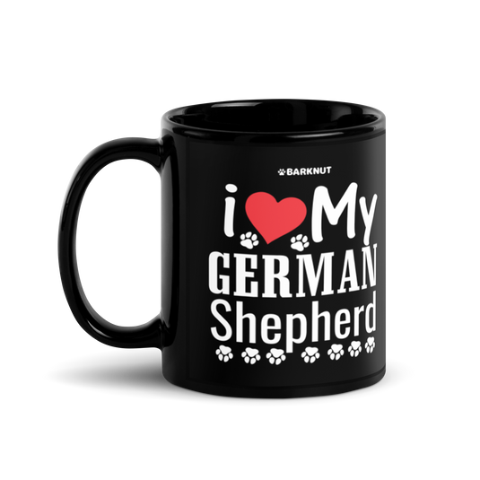 I Love My German Shepherd Mug