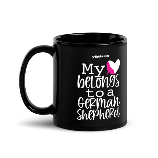 My Heart Belongs to A German Shepherd Mug