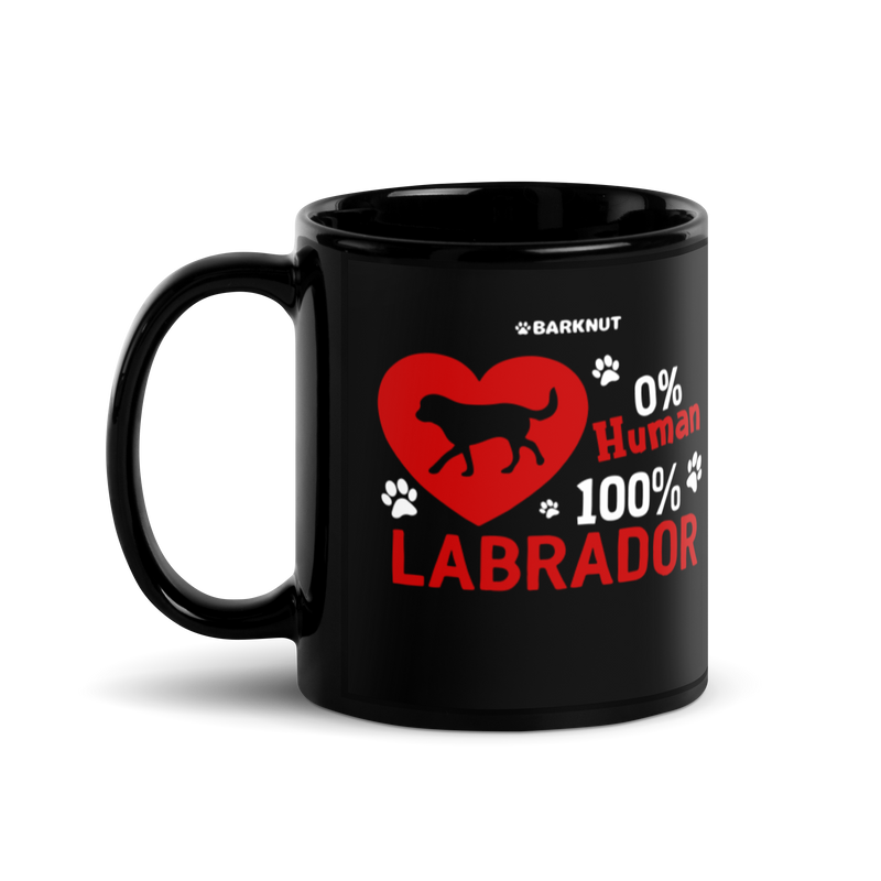 Load image into Gallery viewer, 0 Percent Human 100 Percent Labrador Mug
