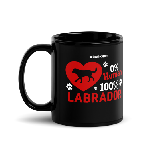 0 Percent Human 100 Percent Labrador Mug