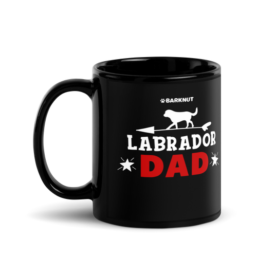 Labrador Dad Red Mug