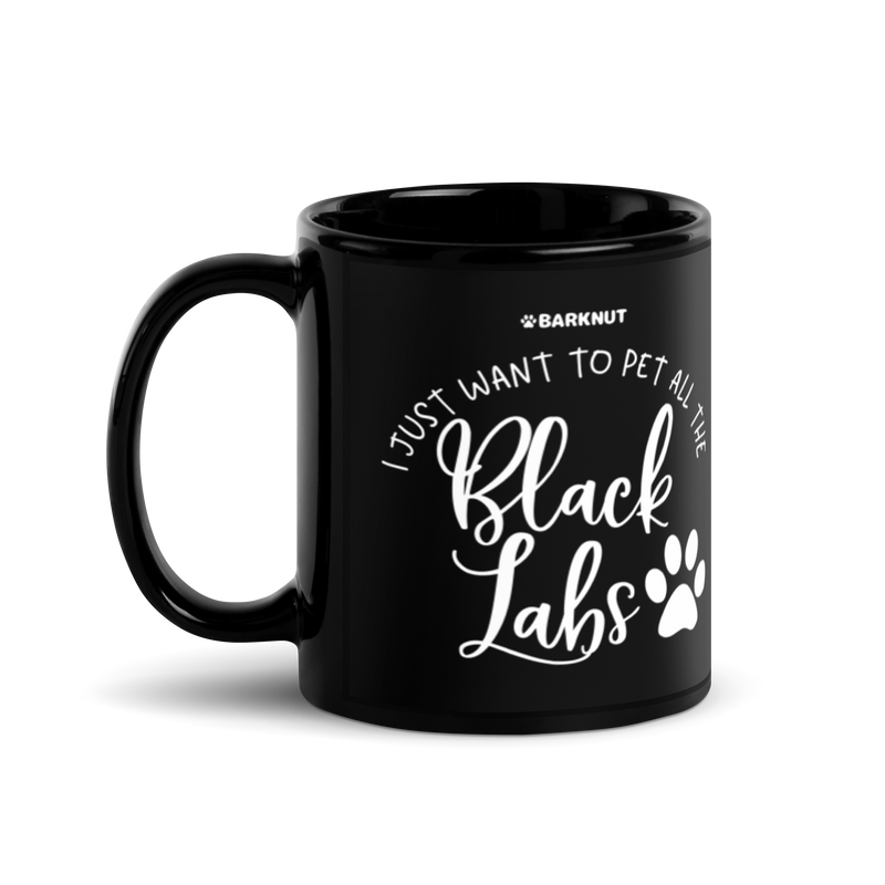 Load image into Gallery viewer, I Just Want To Pet All The Black Labs Mug
