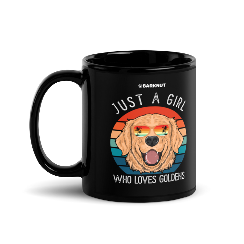 Load image into Gallery viewer, Just A Girl Who Loves Goldens Mug
