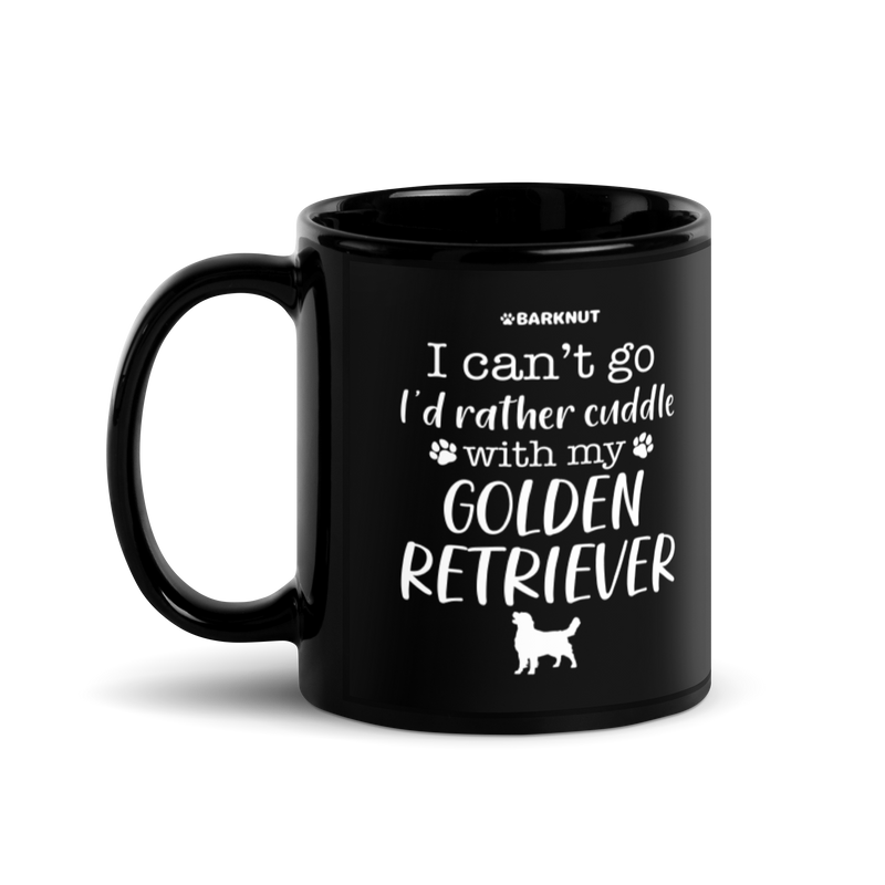 Load image into Gallery viewer, I Can&#39;t Go I&#39;d Rather Cuddle With My Golden Retriever Mug
